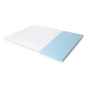 Malouf  2.5" Gel Memory Foam Mattress Topper