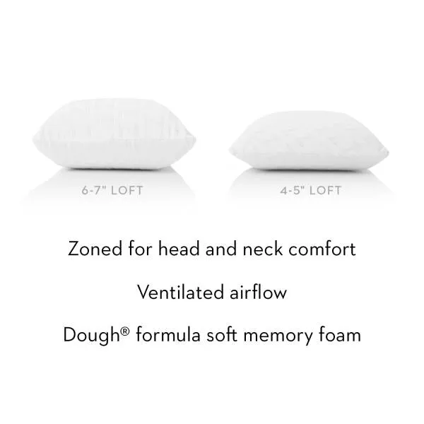 Malouf Zoned Dough Memory Foam Pillow