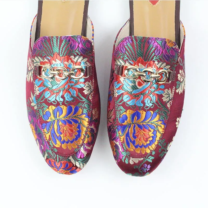 Mariam Embroidered Mules