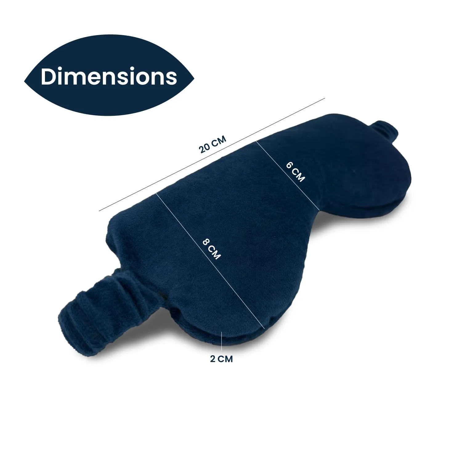 Memory Foam Sleeping Eye Mask - Velvet Fabric