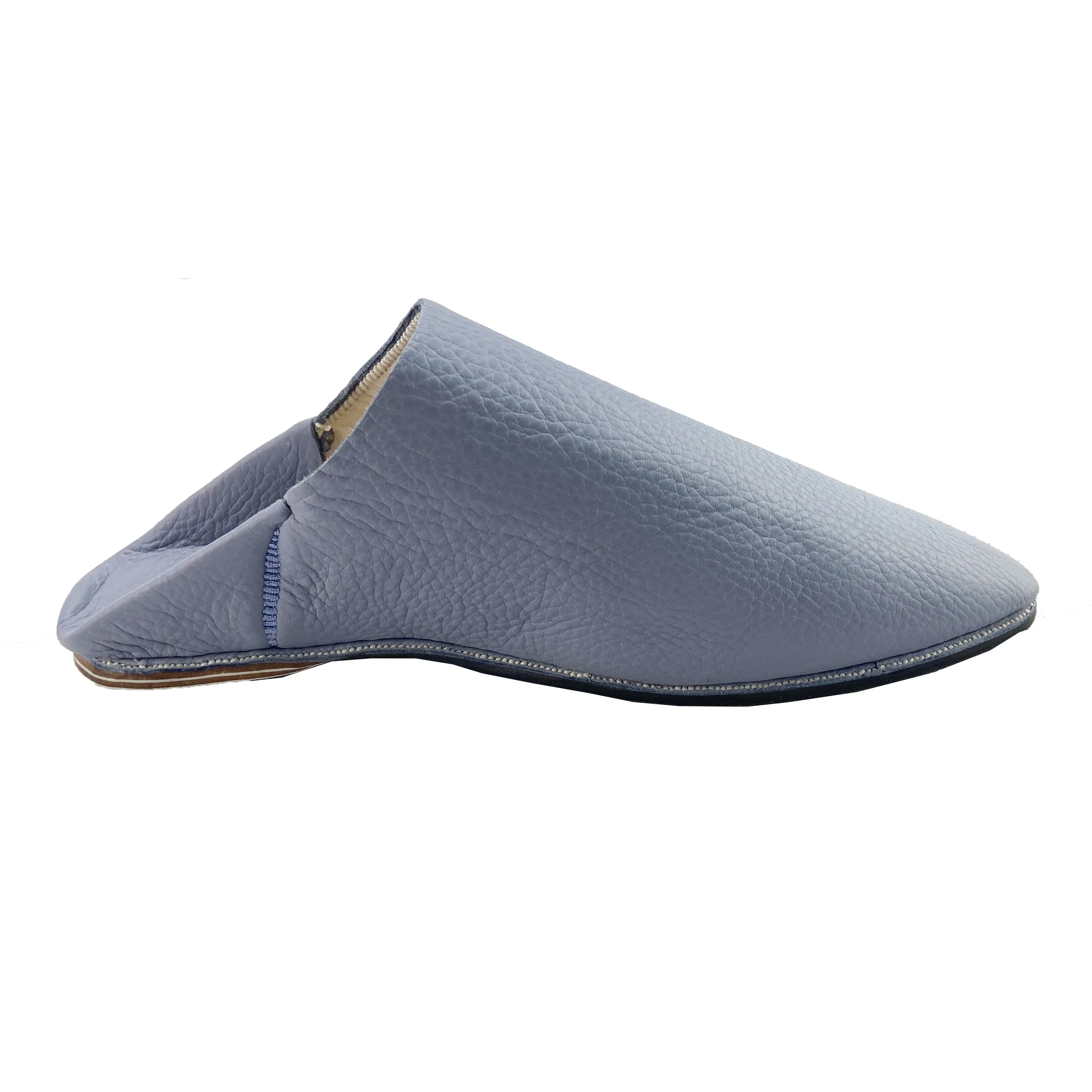 Men Moroccan Slipper in Lavender Leather