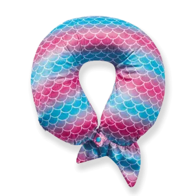 Mermaid Tail Memory Foam Travel Neck Pillow - Pink