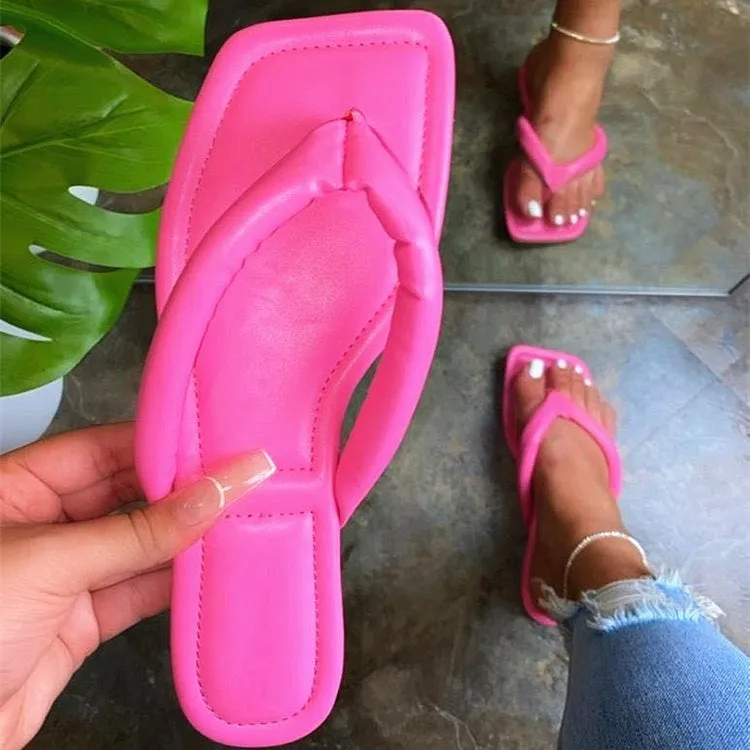 New Women's Shoes Toe Slippers Flip Flops Flat Sandals