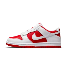 Nike Dunk Low GS 'White University Red'