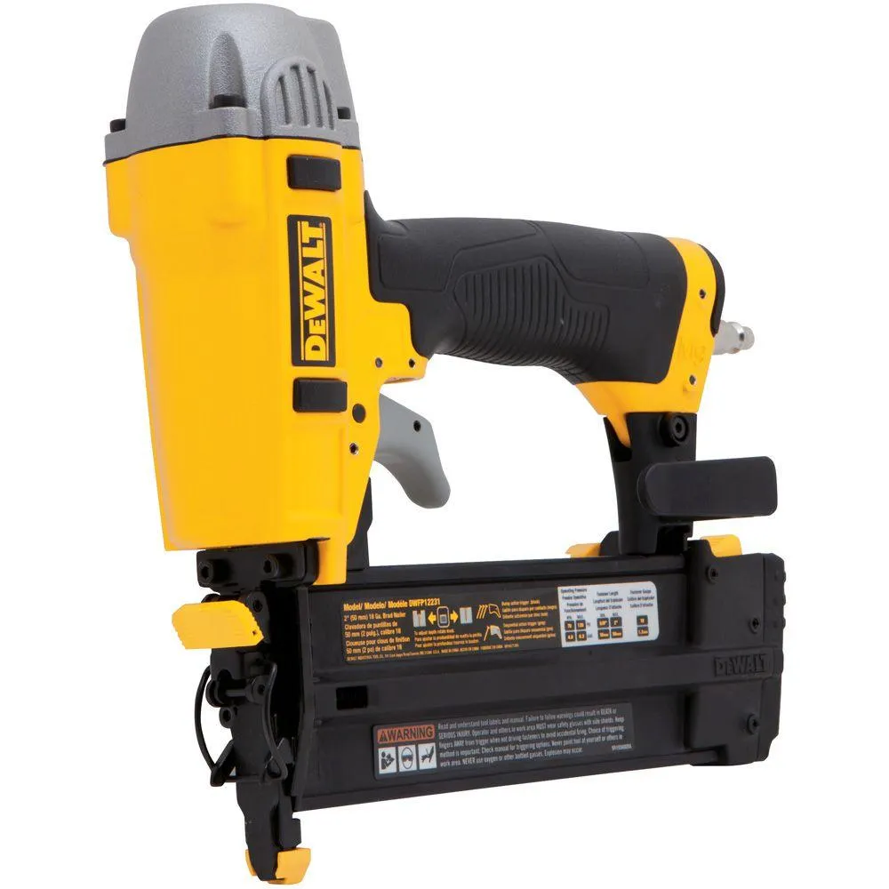 Open Box -  DEWALT DWFP12231 18-Gauge Pneumatic 2 in. Brad Nailer Kit