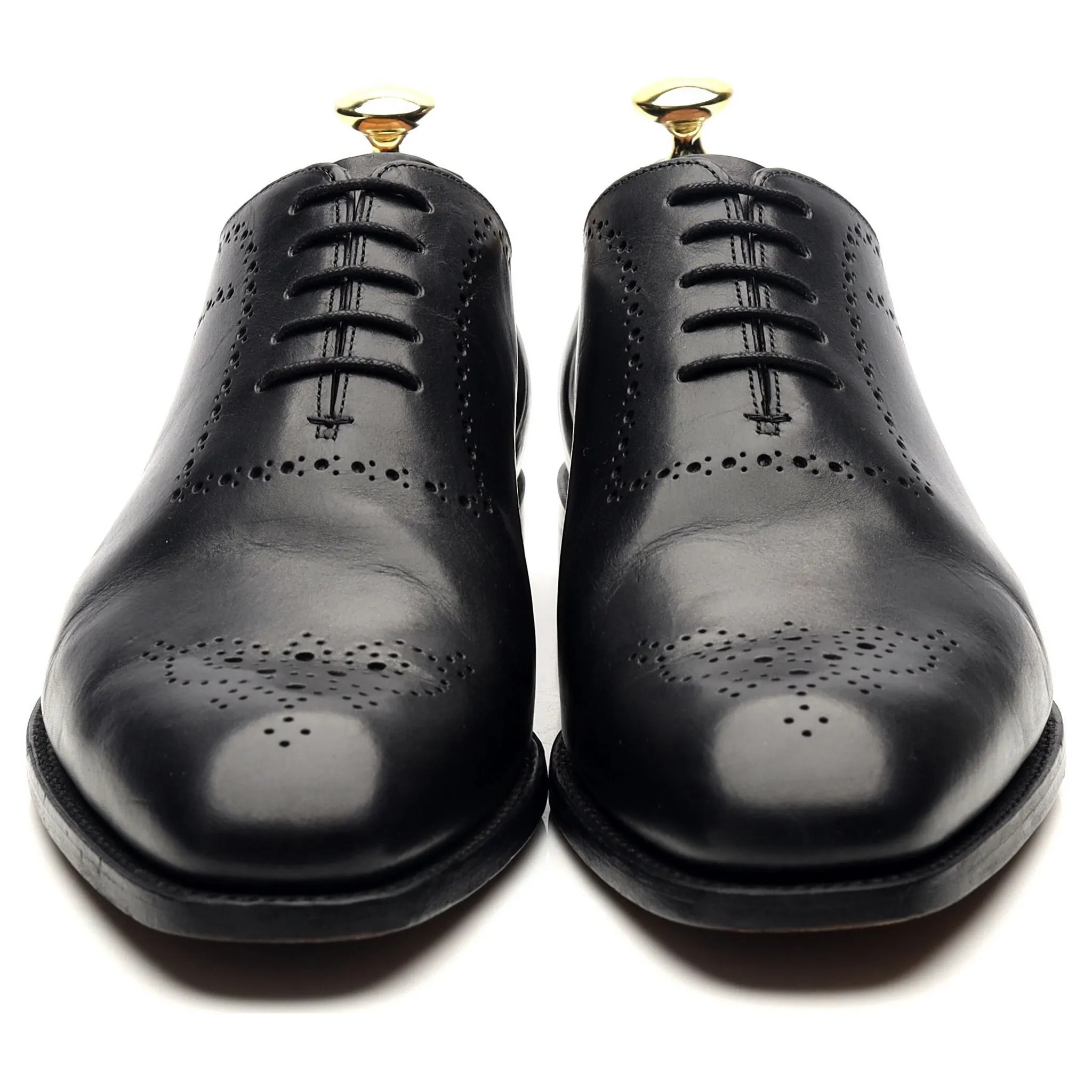 'Plymouth' Black Leather Oxford UK 7.5 FX