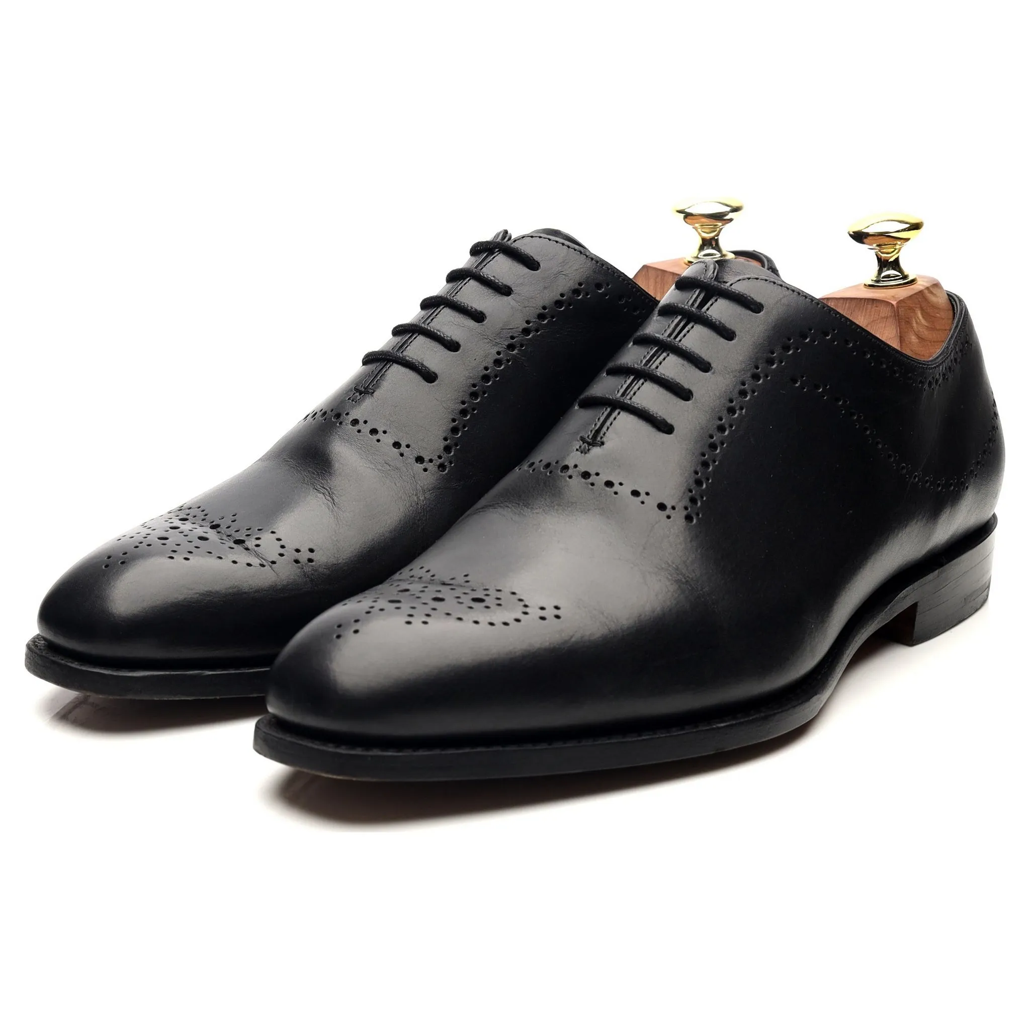 'Plymouth' Black Leather Oxford UK 7.5 FX