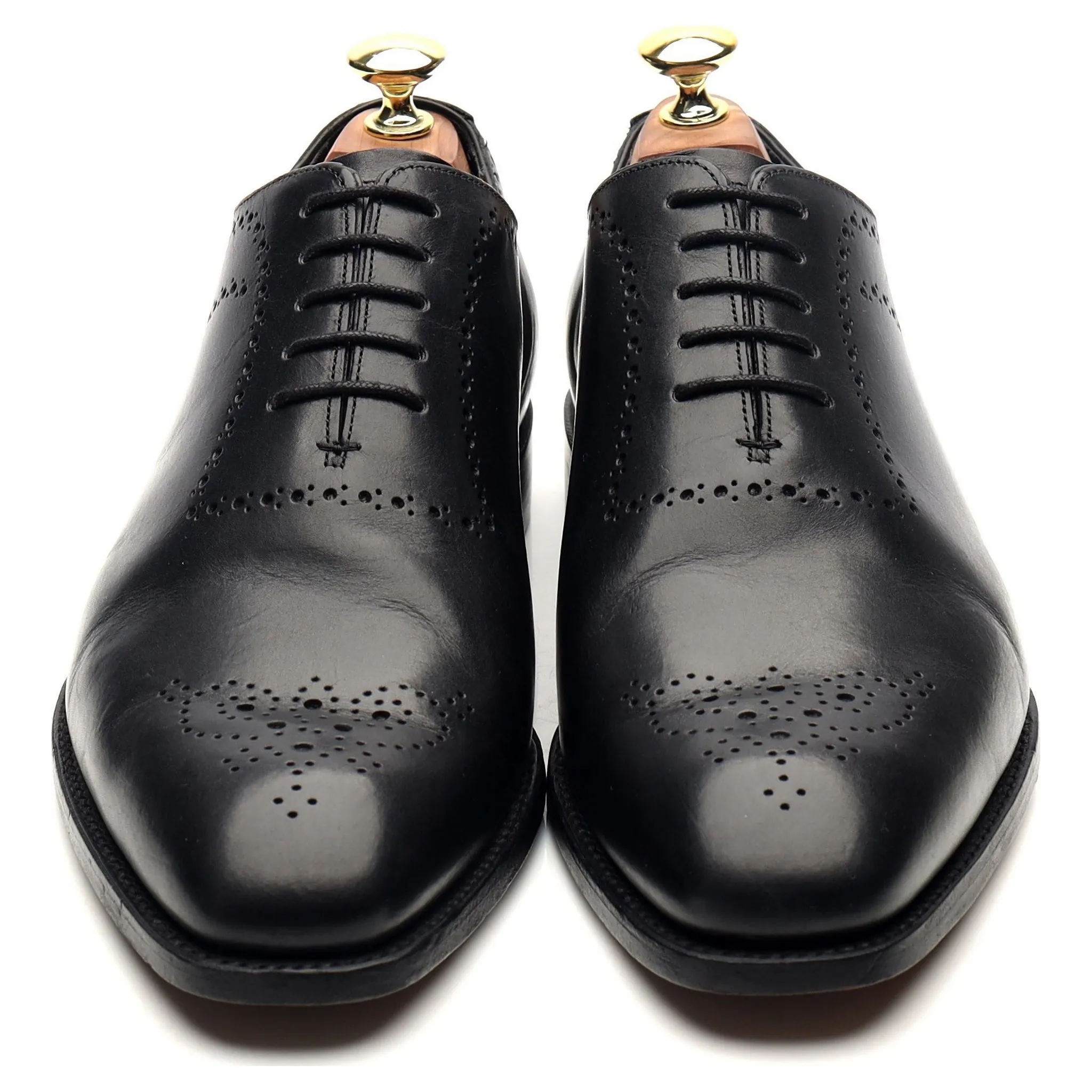 'Plymouth' Black Leather Oxford UK 7.5 FX