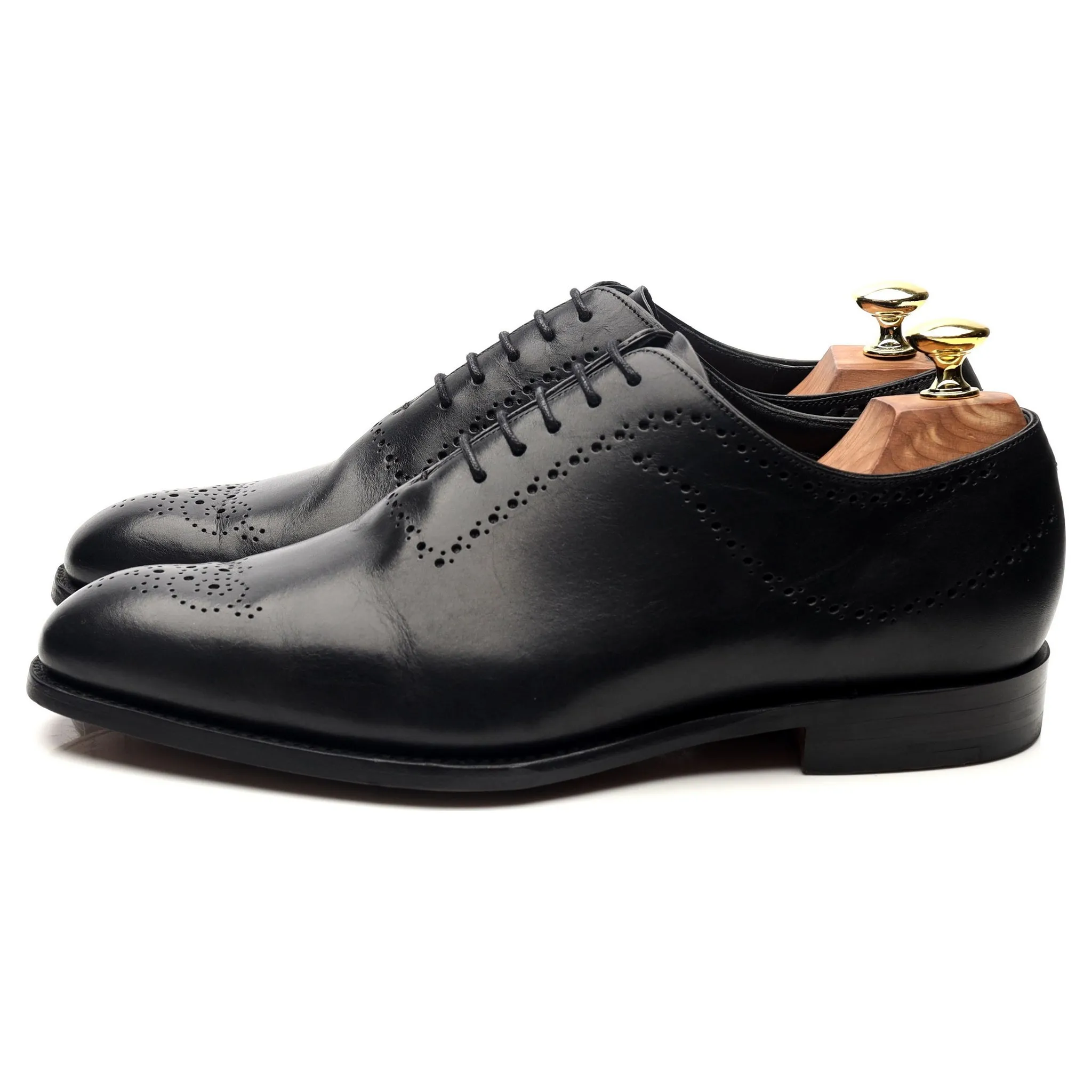 'Plymouth' Black Leather Oxford UK 7.5 FX