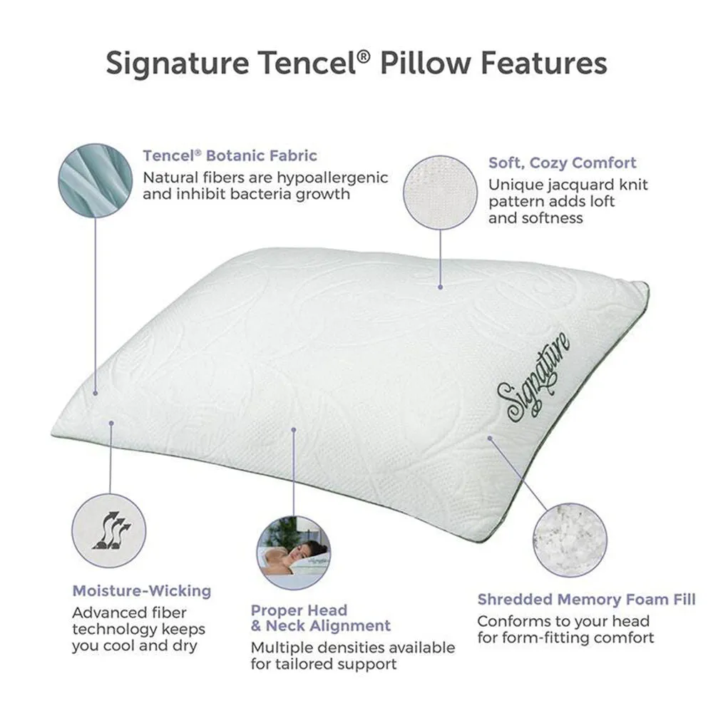 Protect-A-Bed Naturals Pillow | Cooling Memory Foam