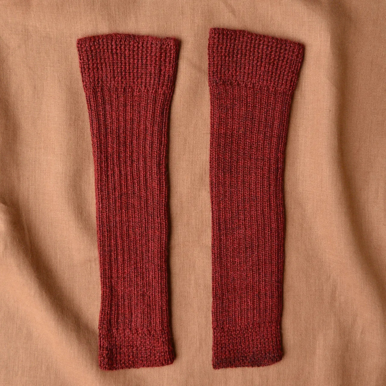 Ribbed Legwarmers in baby alpaca (Youth-Adult) *Last One!