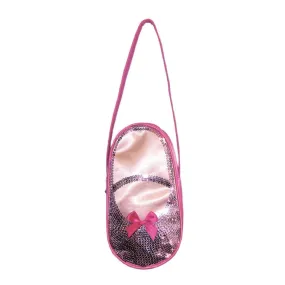 Satin and Sequins Ballet Shoe