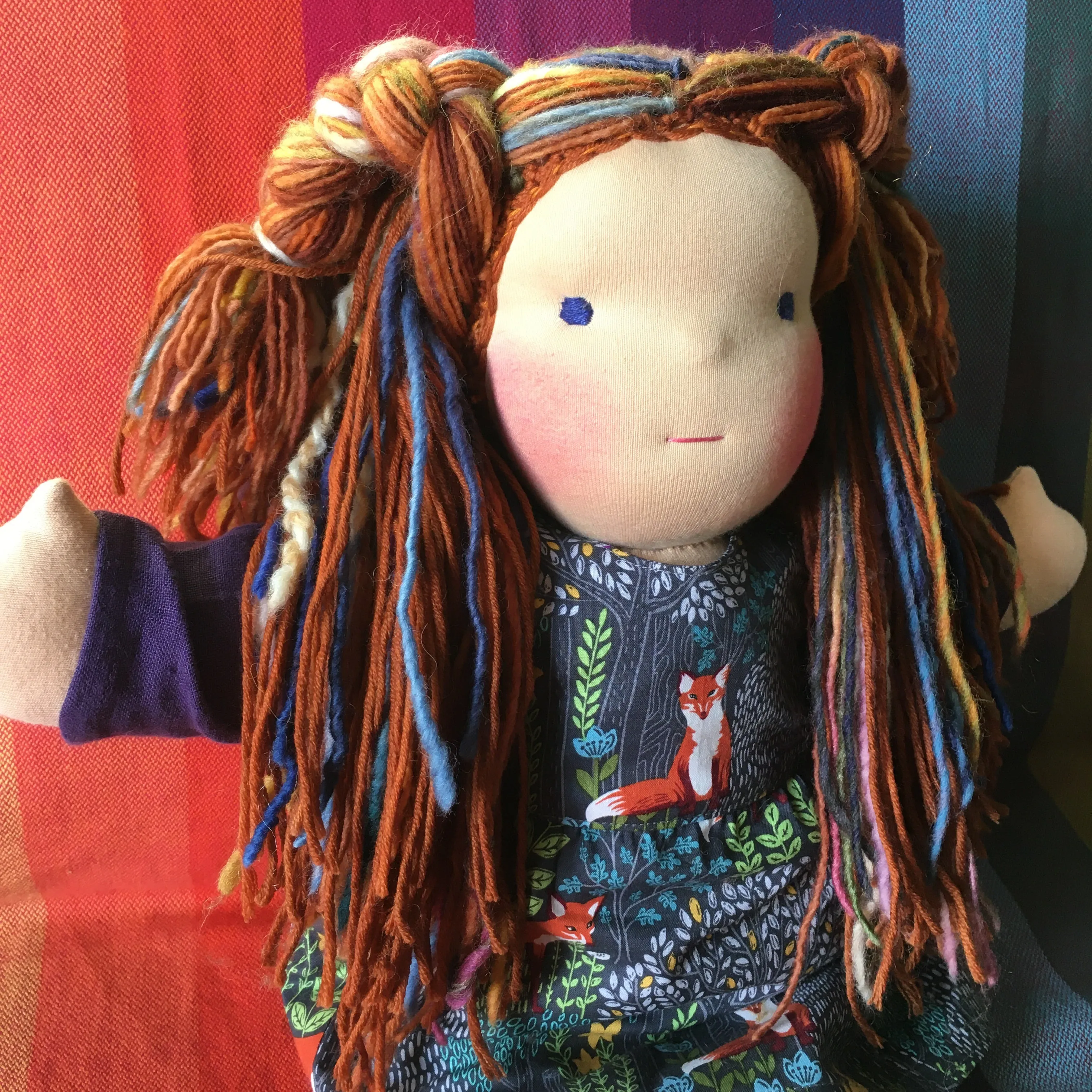 Sewfunky Waldorf Inspired Natural Doll Ready to Ship