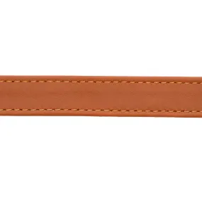 Side Stitch Puse strap 1 #630 Saddle Tan   (Tailored) - (#27687) -1 YD