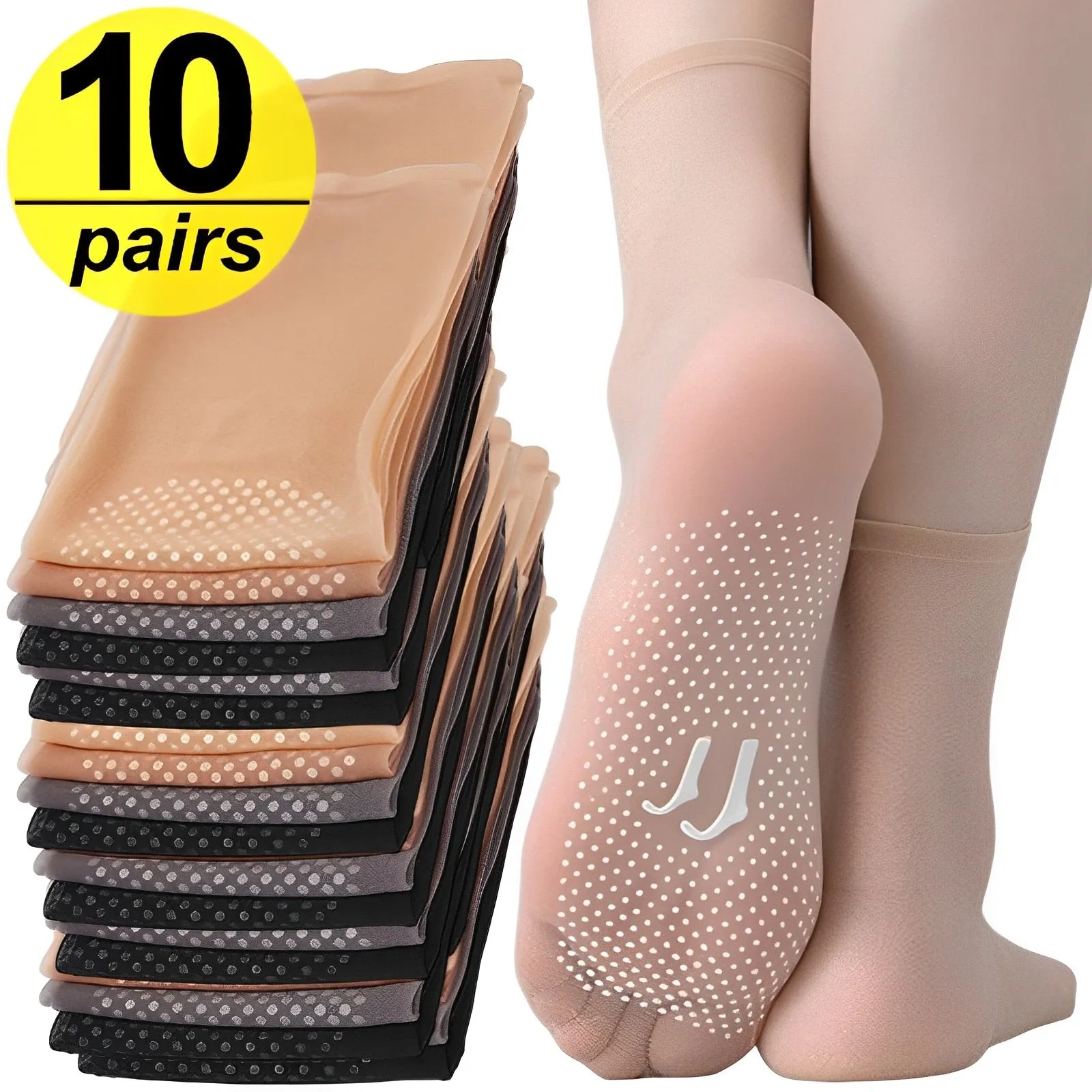 Summer Type Breathable Ultra-thin Silk Women Socks