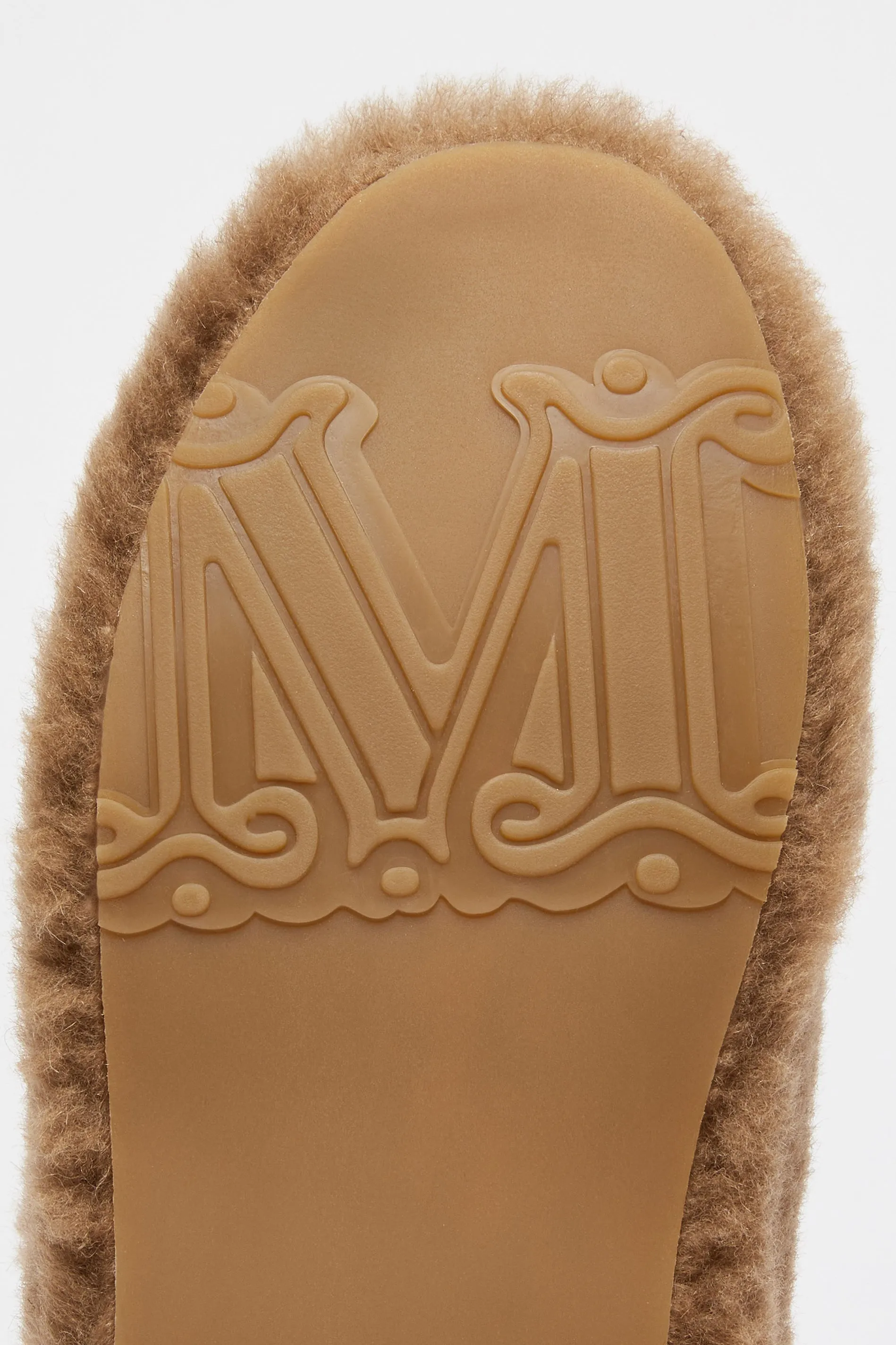 Teddy Slipper Slide in Camel