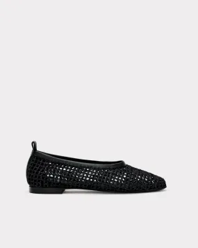 The Foundation Flat - Black Woven