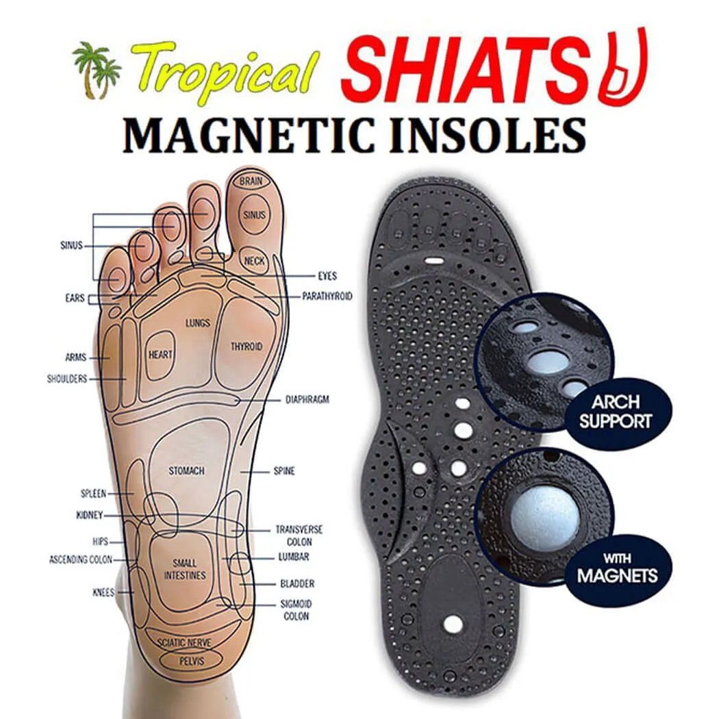 Tropical Shiatsu Acupressure Insoles- Medium- W 7.5-9/M 6.5-8