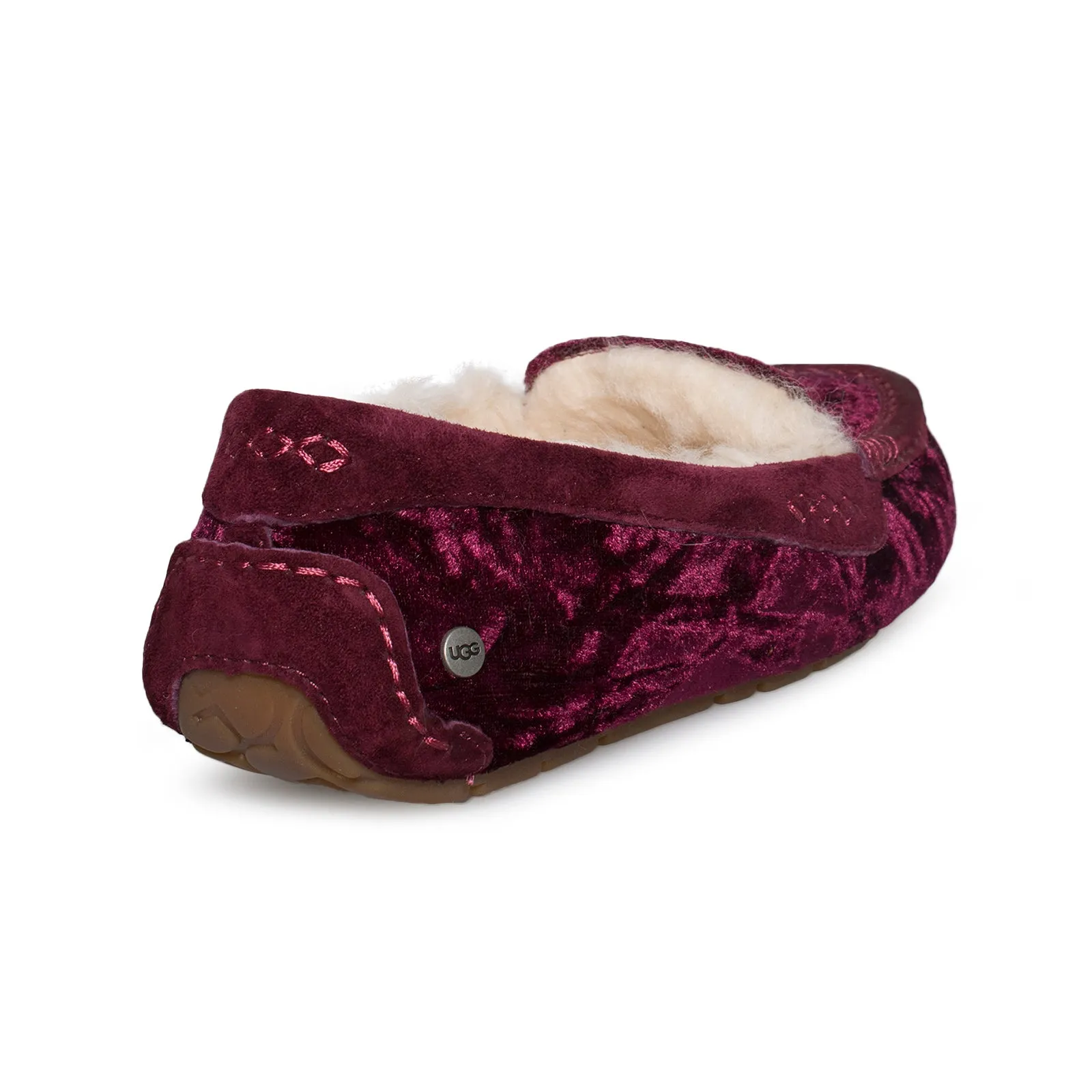 UGG Ansley Crushed Velvet Fig Slippers