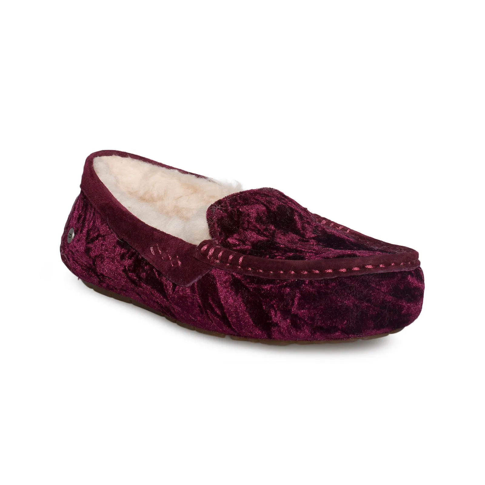 UGG Ansley Crushed Velvet Fig Slippers