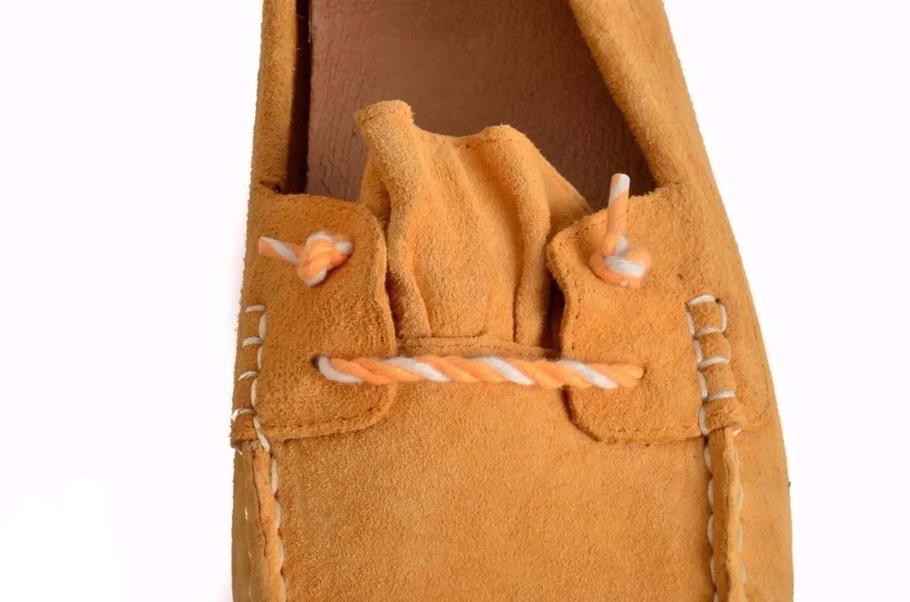 UGG SAYDE YELLOW MOCCASINS