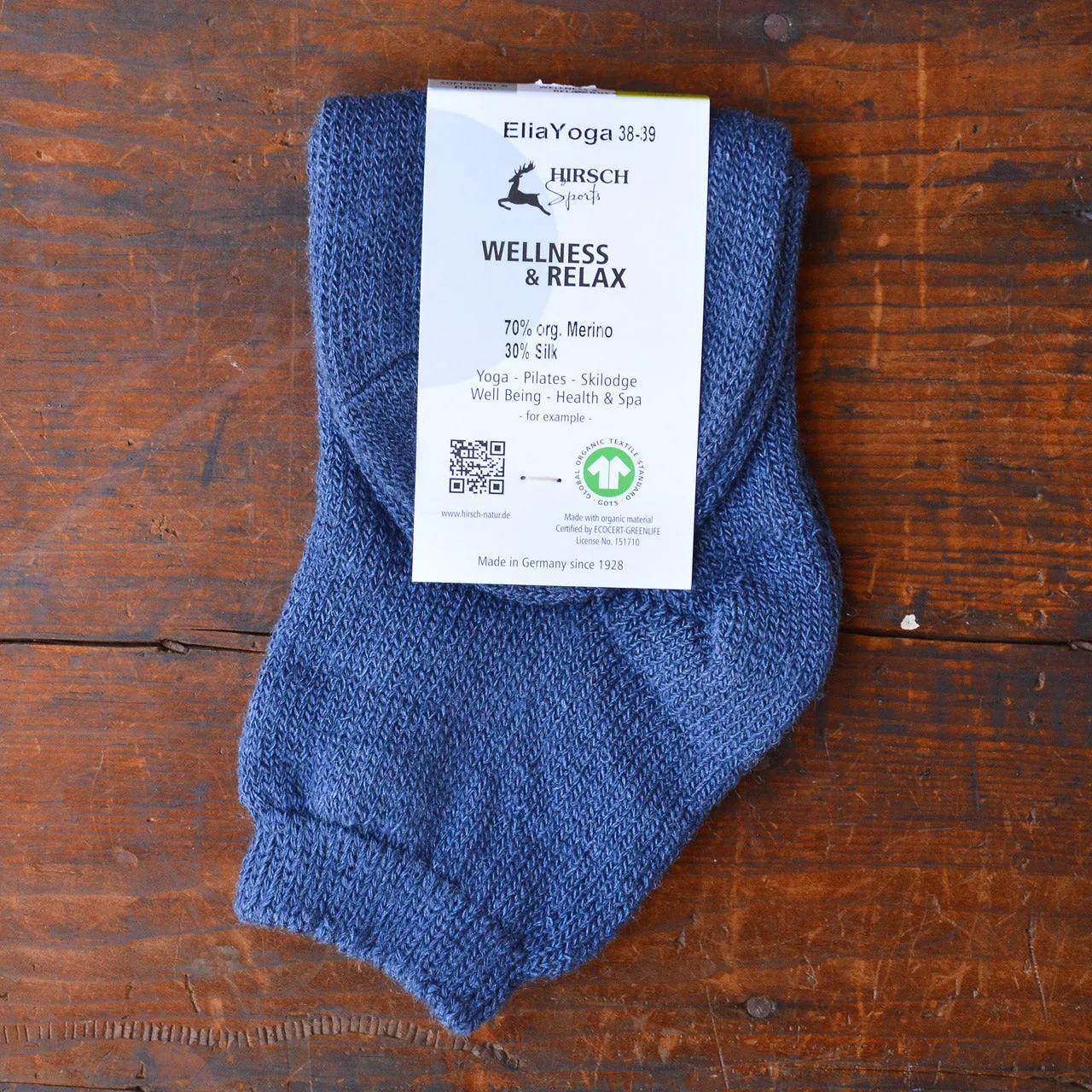 Wellness Ankle Bed Socks - Organic Wool/Silk (Adults 36-43)