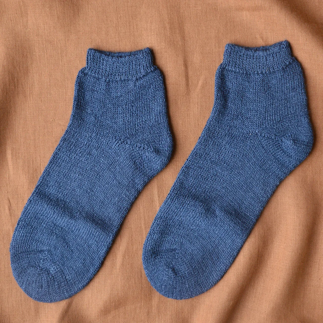 Wellness Ankle Bed Socks - Organic Wool/Silk (Adults 36-43)