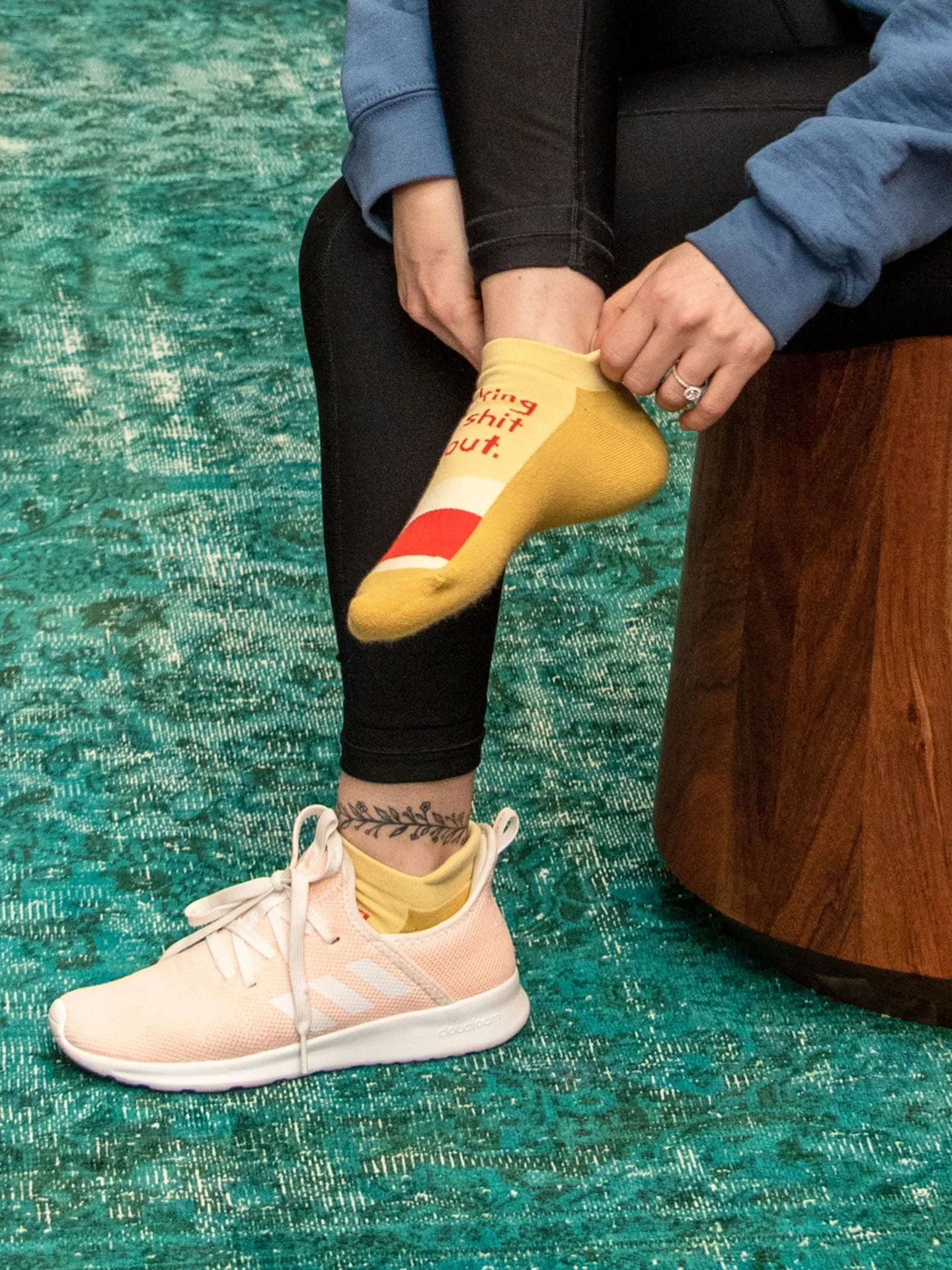 Working That Shit Out Sneaker Socks